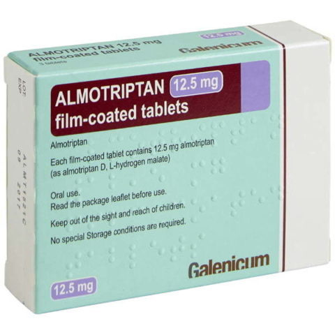 Almotriptan 12.5mg tablets