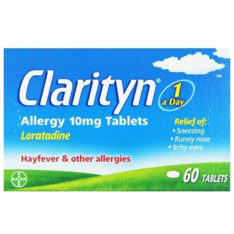 Clarityn 10mg Allergy Relief - 60 Tablets