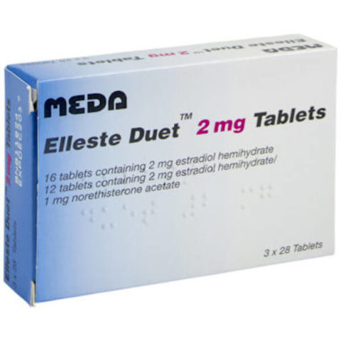 Elleste Duet Tablets (1mg, 2mg & Conti)