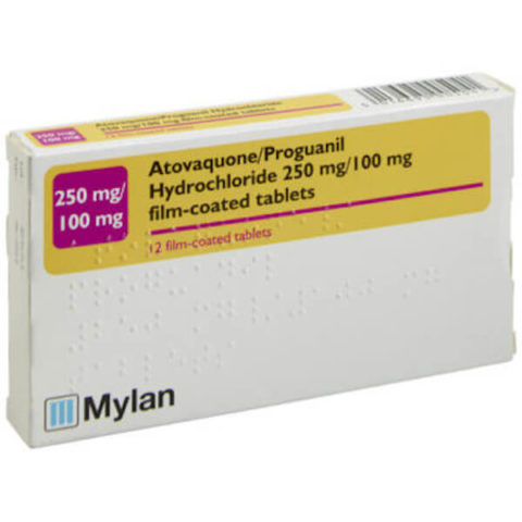 Atovaquone/Proguanil 250mg/100mg Tablets (Generic Malarone)