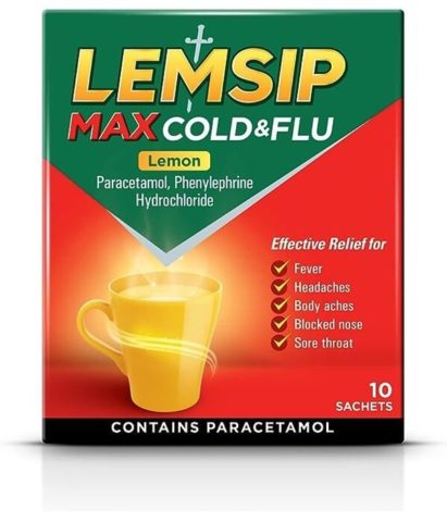 Lemsip Max Cold and Flu Relief Sachets