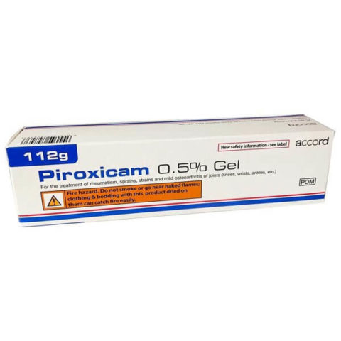 Piroxicam 0.5% Gel (Generic Feldene)