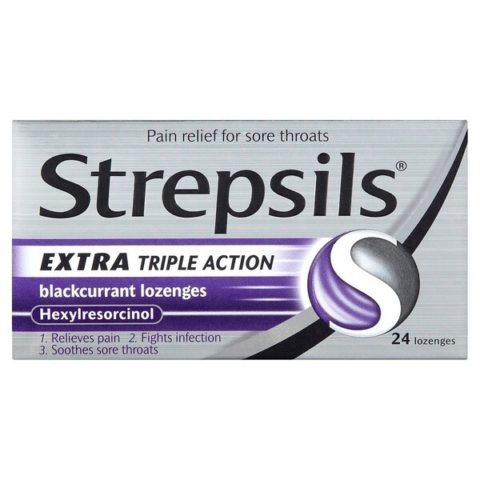 Strepsils Extra Strength Blackcurrant
