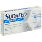 Sudafed Decongestant Tablets