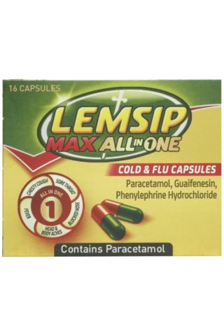 Lemsip Max All in One Cold & Flu Capsules